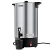 Commercial Coffee Urn, 100 Cup 15 L Hot Beverage Dispenser with Dripless Faucet, Quick-Brewing Stainless Steel Large Commercial Coffee Maker