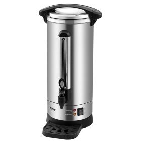 Commercial Coffee Urn, 110 Cups Stainless Steel Large Coffee Dispenser, 1500W 110V Electric Coffee Maker Urn For Quick Brewing
