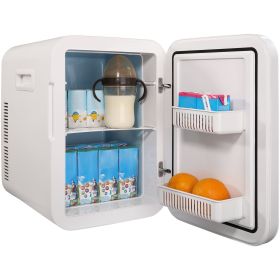 Mini Fridge for Bedroom, 20L Skincare Fridge with Touch Screen Temper Control, Outage Memory Small Beverage Refrigerator for Makeup Drink Food