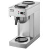 12 Cups Commercial Drip Coffee Maker, Coffee Maker Machine with 2 Glass Carafes and 2 Warmer Plates