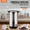 Commercial Coffee Urn, 65 Cups Stainless Steel Large Coffee Dispenser, 1500W 110V Electric Coffee Maker Urn For Quick Brewing