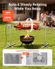 Rotisserie Grill, AC120V 8 Level Height Electric Rotisserie Grill Kit, BBQ Grills Rotisseries Kit with 132 lbs Load Capacity, 38W Motor
