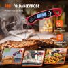 Digital Grill Thermometer, 1 F High-precision thermometer for Grill and Cooking, -58-572 F Measuring Range, IP65 Waterproof 3s measure