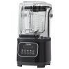 Professional Blender with Shield, Commercial Countertop Blenders, 68 oz Plastic Jar Blender Combo, Stainless Steel 9 Speed & 5 Functions Blender