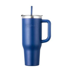40 oz Insulated Water Bottle, Stainless Steel Sports Coffee Cup with Lid, Handheld Travel Coffee Mug Double Walled, Camping Hydration Flask Leakproof (Default: Default)